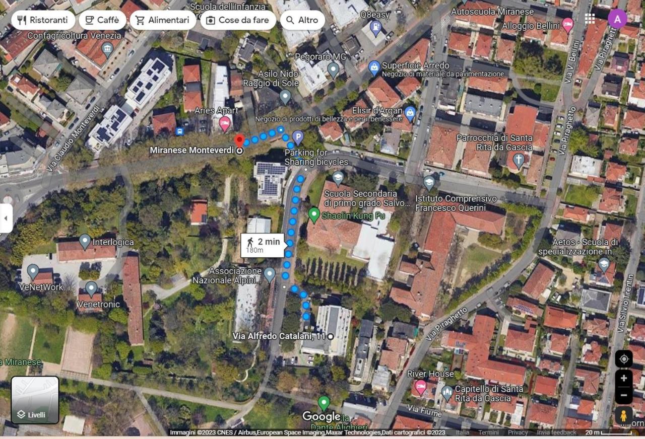 Appartamento Con Parcheggio Gratuito 15Min Da Venezia Mestre Exterior foto